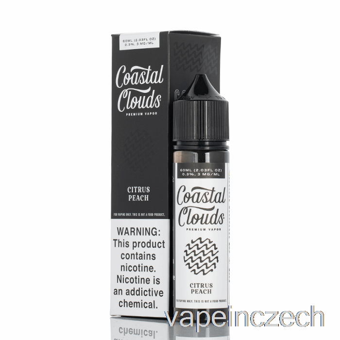 Citrusová Broskev - Pobřežní Mraky Co. - 60 Ml 3mg Vape Bez Nikotinu